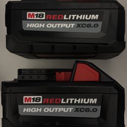 M18 18-Volt Lithium-Ion High Output Battery Pack 6.0Ah