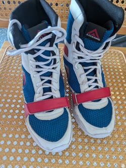 Adams boxing Shoes Blue White Red