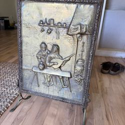 Pressed Copper Fire Screen