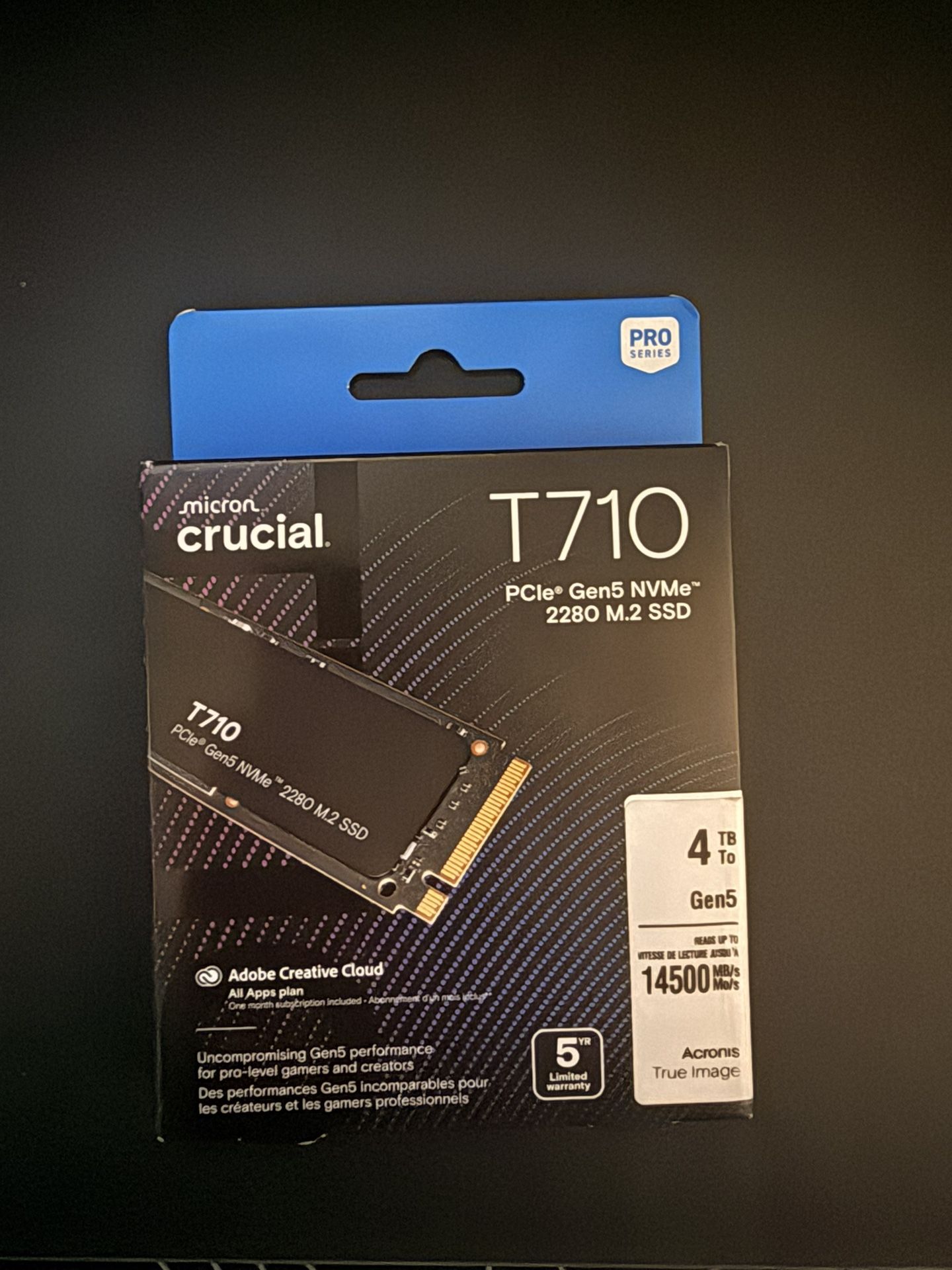 Micron Crucial T710 4tb Internal Ssd Brand New