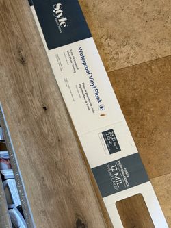Waterproof vinyl plank