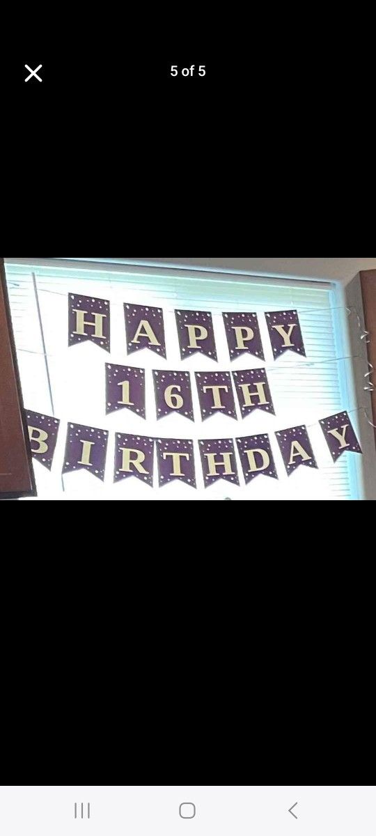 16th Birthday Decorations