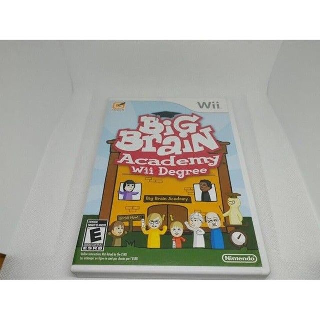 Big Brain Academy: Wii Degree (Nintendo Wii, 2007)
