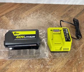 Ryobi 40v 8ah battery & charger kit NEW