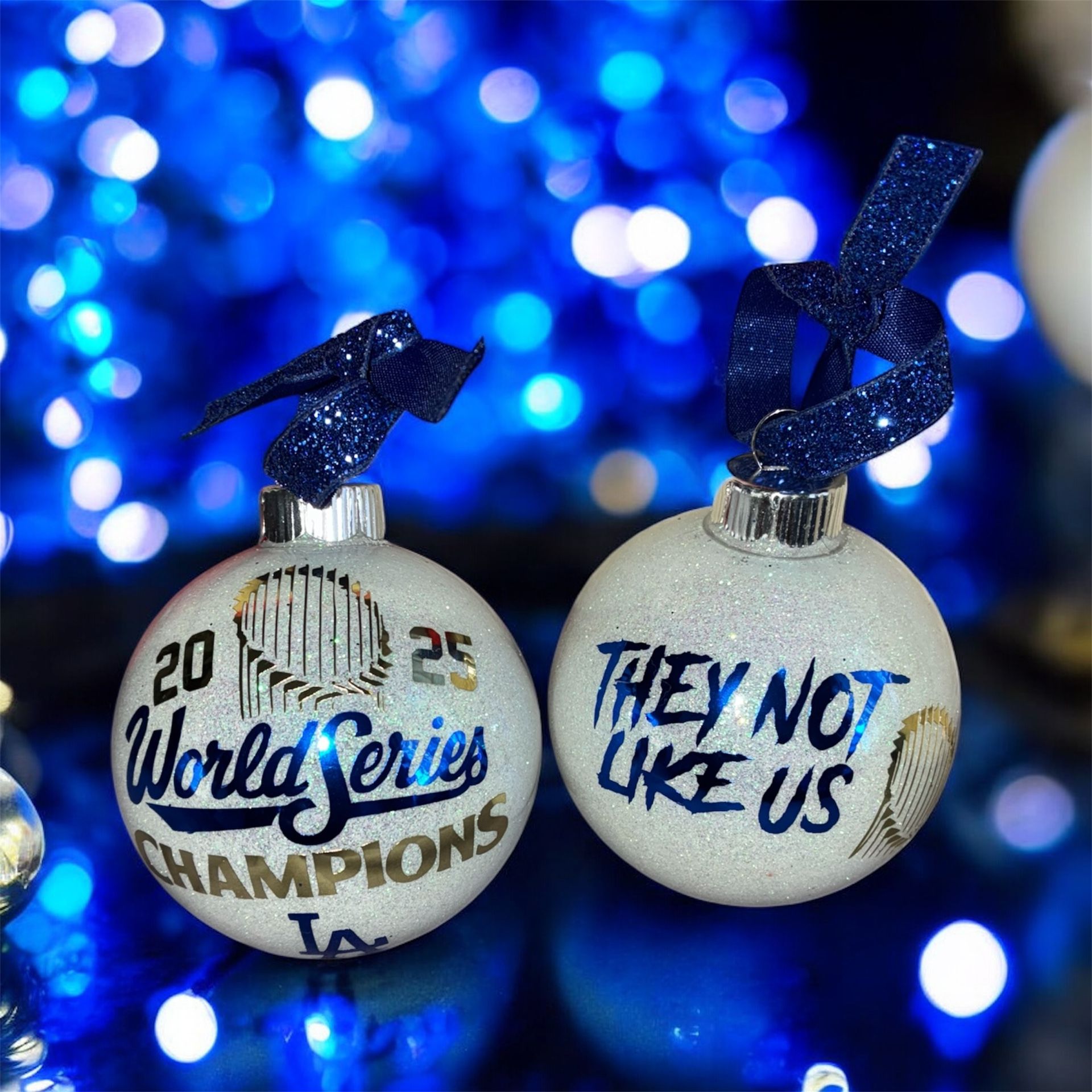 Dodgers Ornaments, LA Dodgers, Christmas Gifts, Dodgers, Custom Ornaments