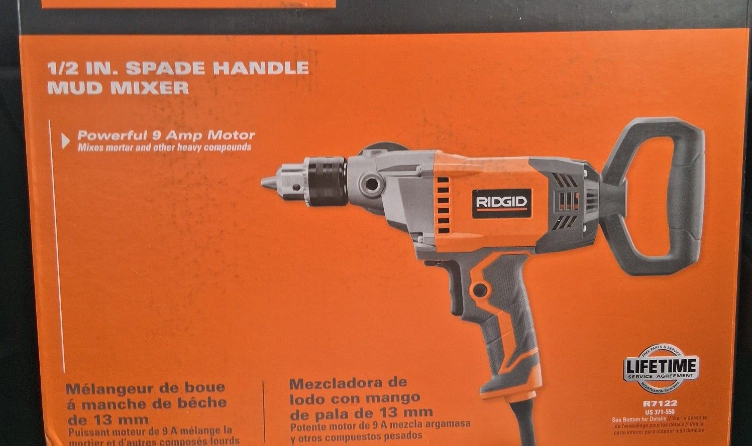 Spade Handle MUD mixer