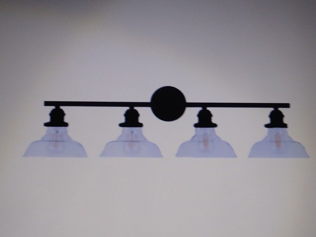 Black Bath Vanity Light