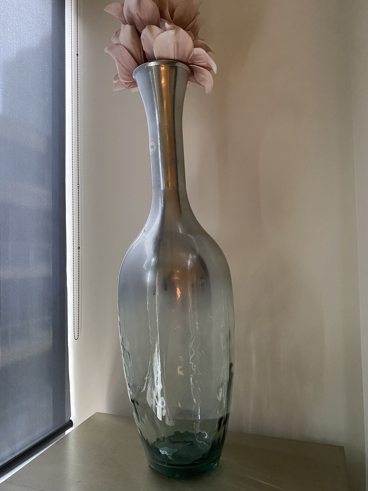 Tall Glass Vase