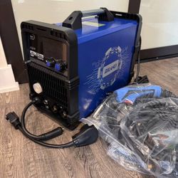 205A MIG Welder, 6 in 1 Gas MIG/Gasless Flux Core/Spool/Lift TIG/Stick Aluminum Professional Welder