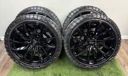 New 24 inch gloss black gm style wheels with RBP 285/40r24 tires