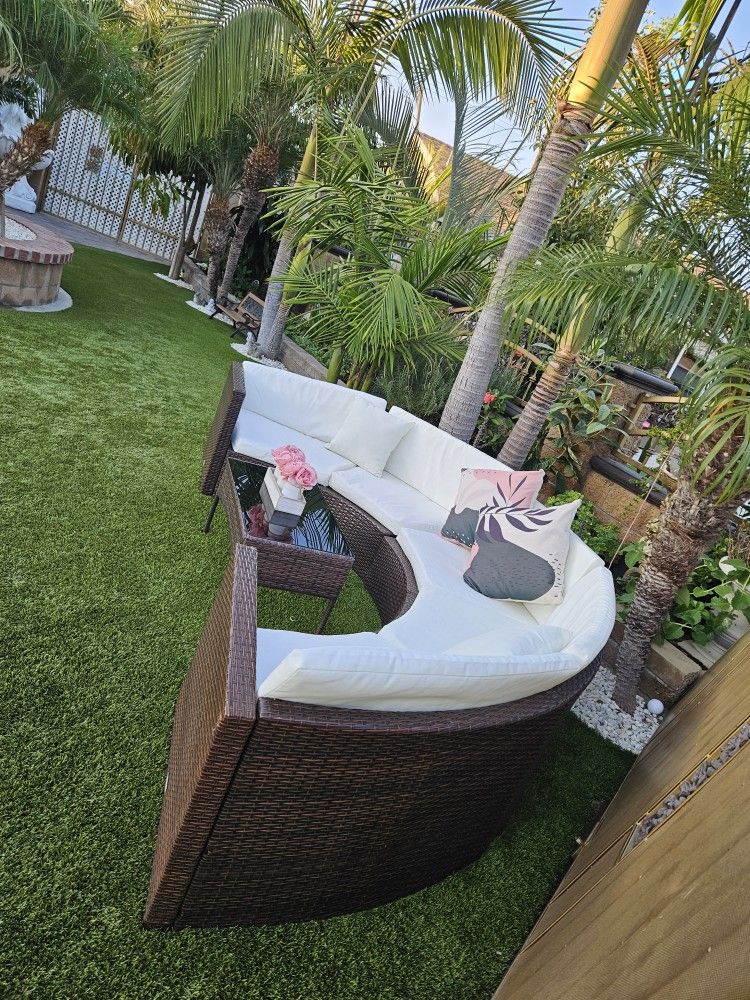 Sectional Patio Set/conversation Set/outdoor Furniture/Cash Only 