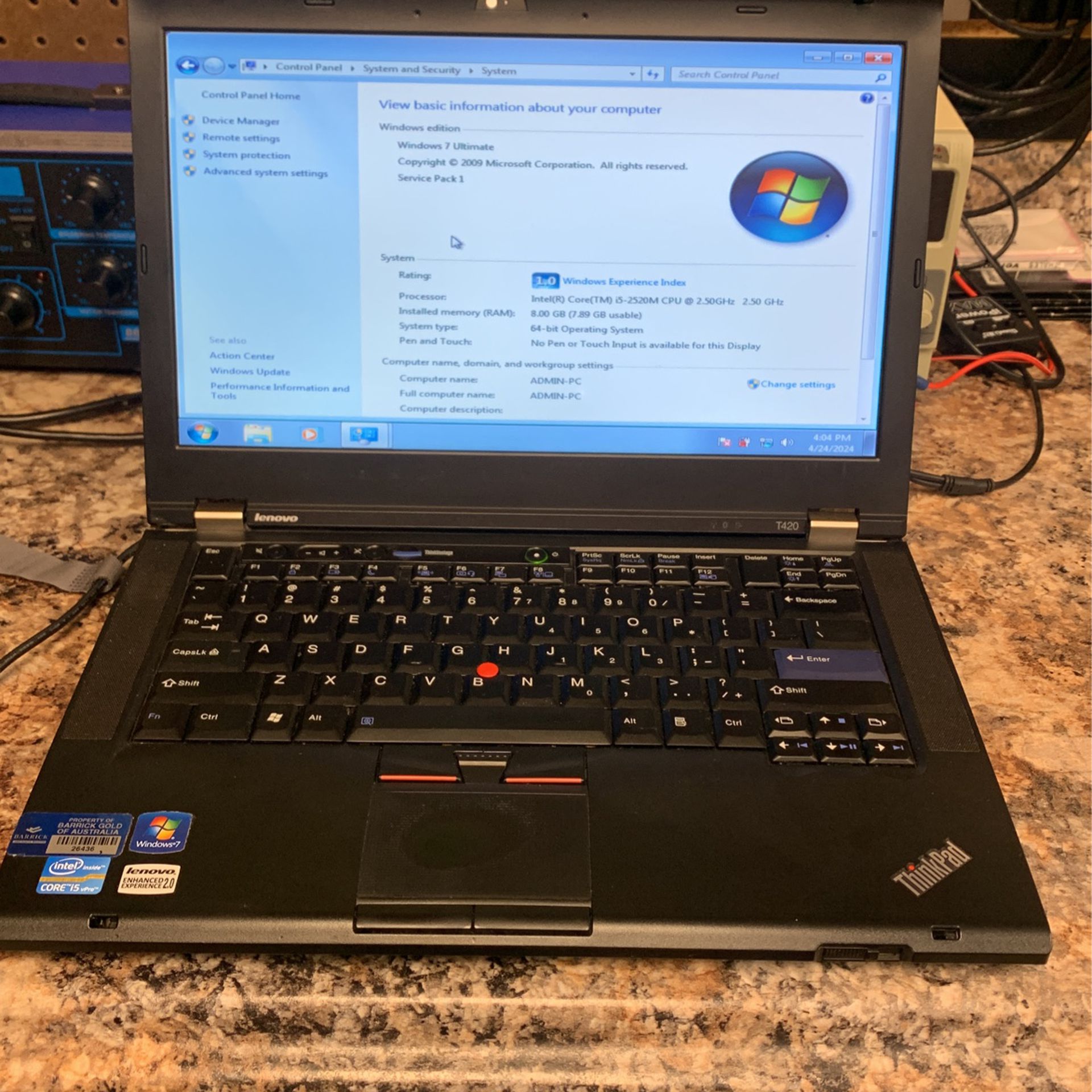 Lenovo Thinkpad  Laptop 