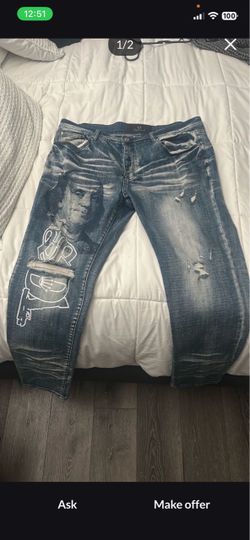 SDL stacked jeans