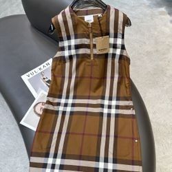 Burberry plaid sleeveless dress