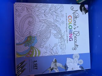 Coloring Book With Pencils In Case