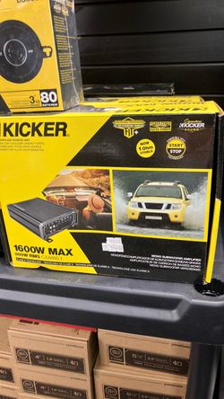 Kicker mono block amp on sale today