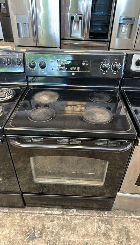 Affordable GE Black Electric Range