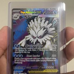 Pokémon TCG Mega Evolution Mega Abomasnow EX Ultra Rare 157/132