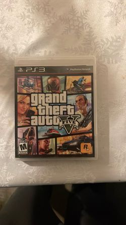 GTA 5 for PlayStation3 perfect condition