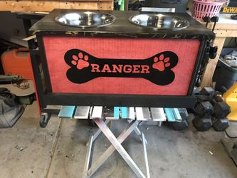 Raised Dog bowls