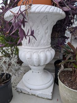 Concrete Garden Urn Planter