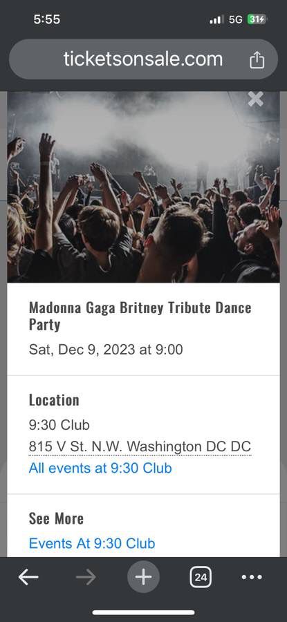 Madonna Gaga, Britney Tribute Dance party