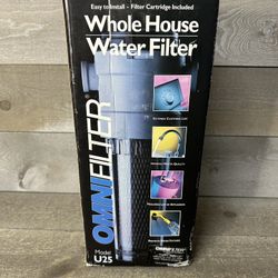 Omnifilter U25 Series A Whole House Water Filter w/ TOI Cartridge & Install Kit