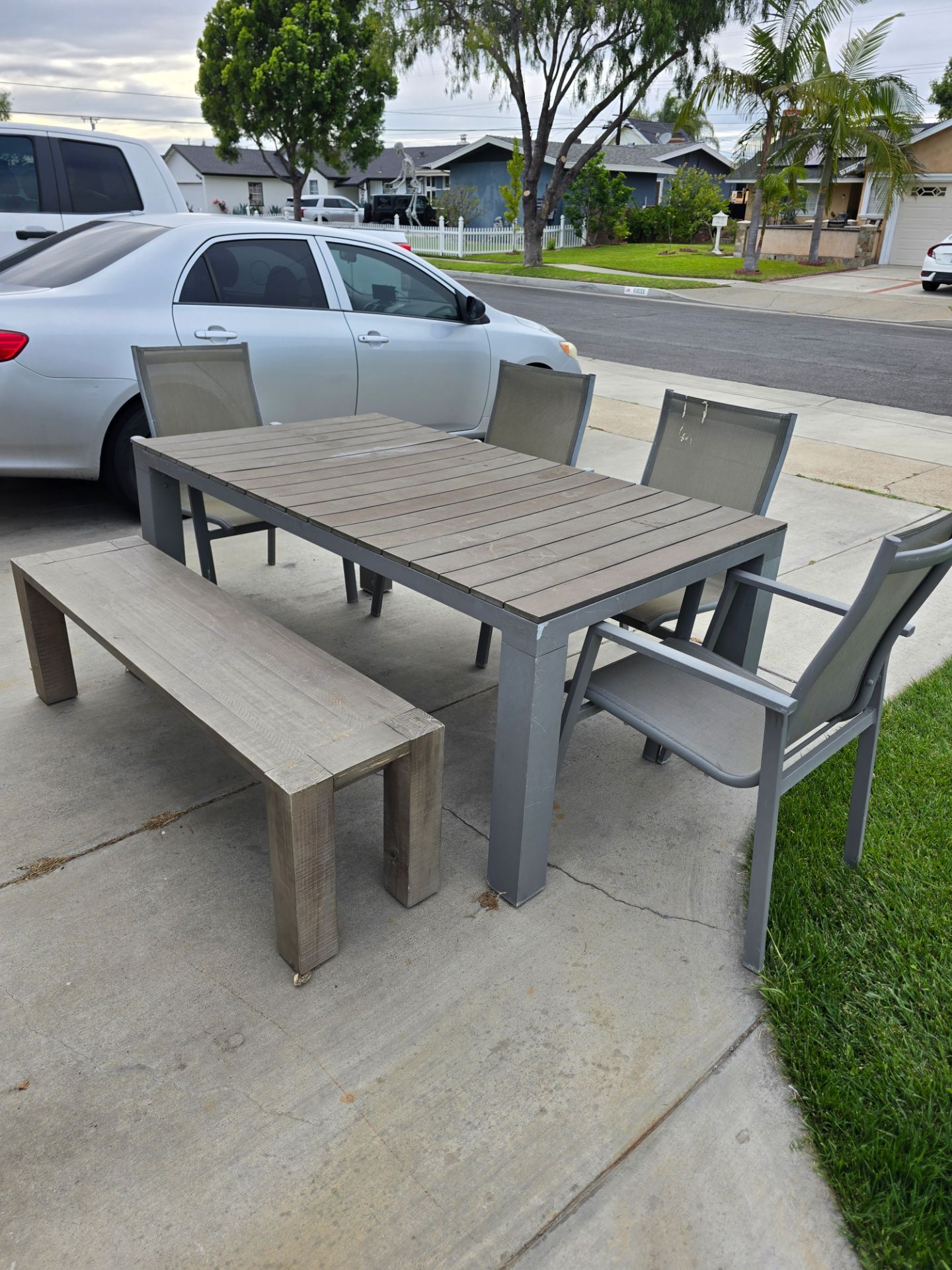 Patio table set