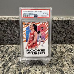 2024 PANINI INSTANT WNBA ROY #A CAITLIN CLARK ROOKIE RC PSA 10