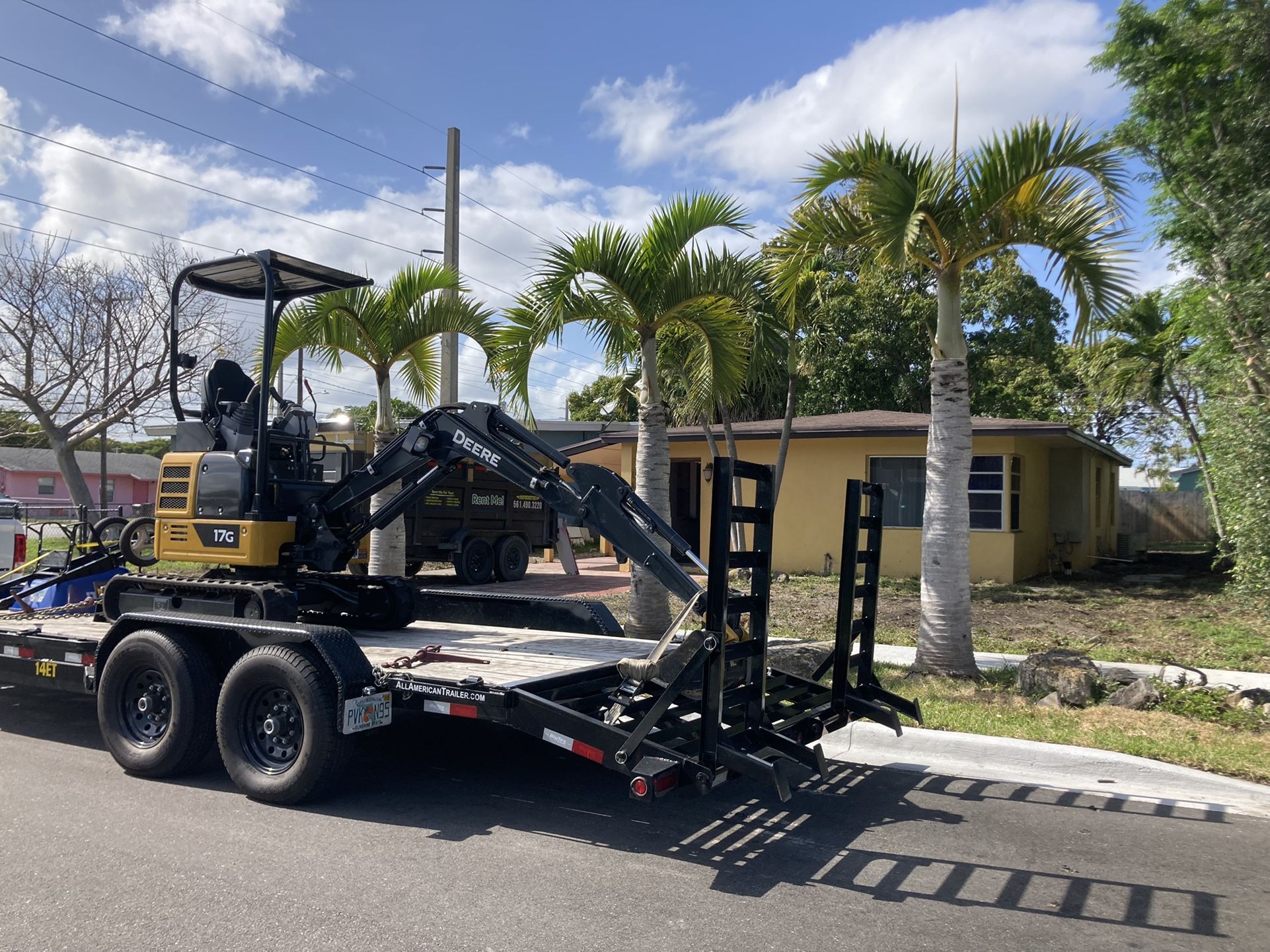 Excavator Work, - And Transport Equipment Or Material