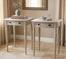 Set of 2 French Country Side Tables