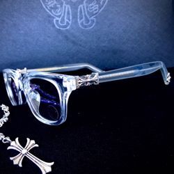 Chrome Sunglasses Hearts/Fleur d lis/cox Ucker Eyewear Streetwear Dutch Designer Kith Von  Cross Glasses 