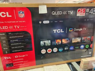 Tcl 43" 4k qled tv. Google tv