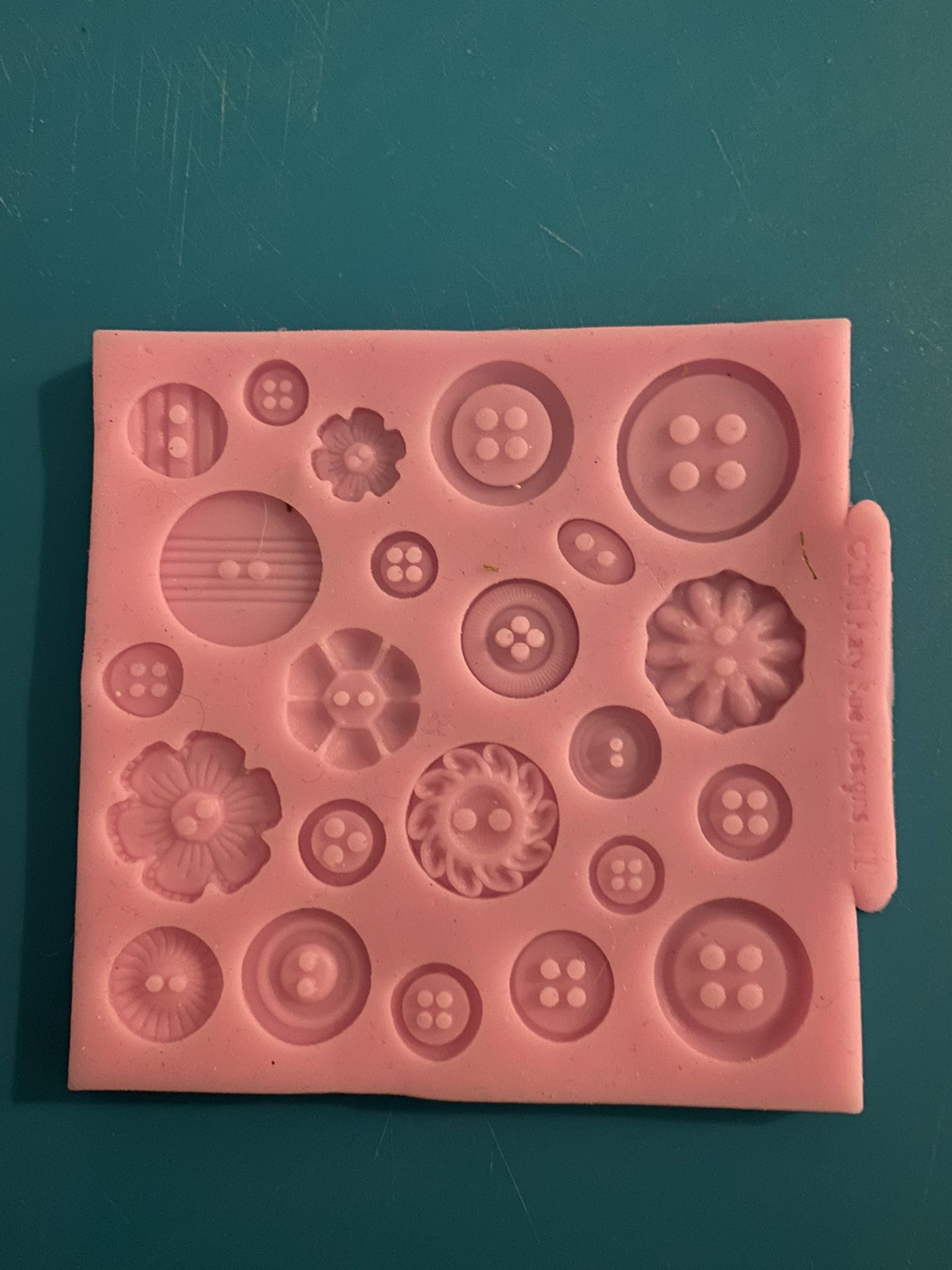 Molde de silicona de figuras de Botones de Fondat