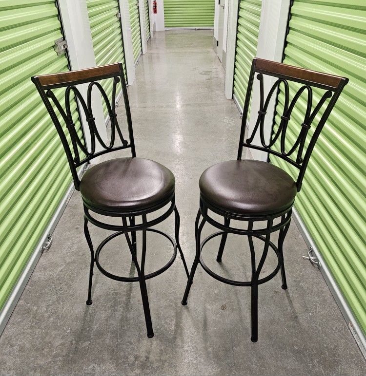      **** Bar Stools, Set Of 2 ****