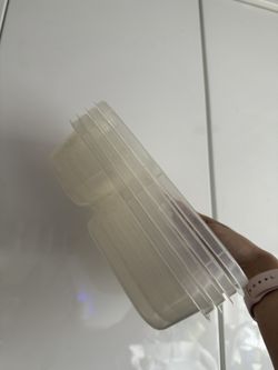 LIKE NEW/EUC Bento Box Tupperware/food Storage Containers - X4