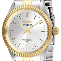Invicta Specialty Mens Watch 43mm Steel Gold, Brand New