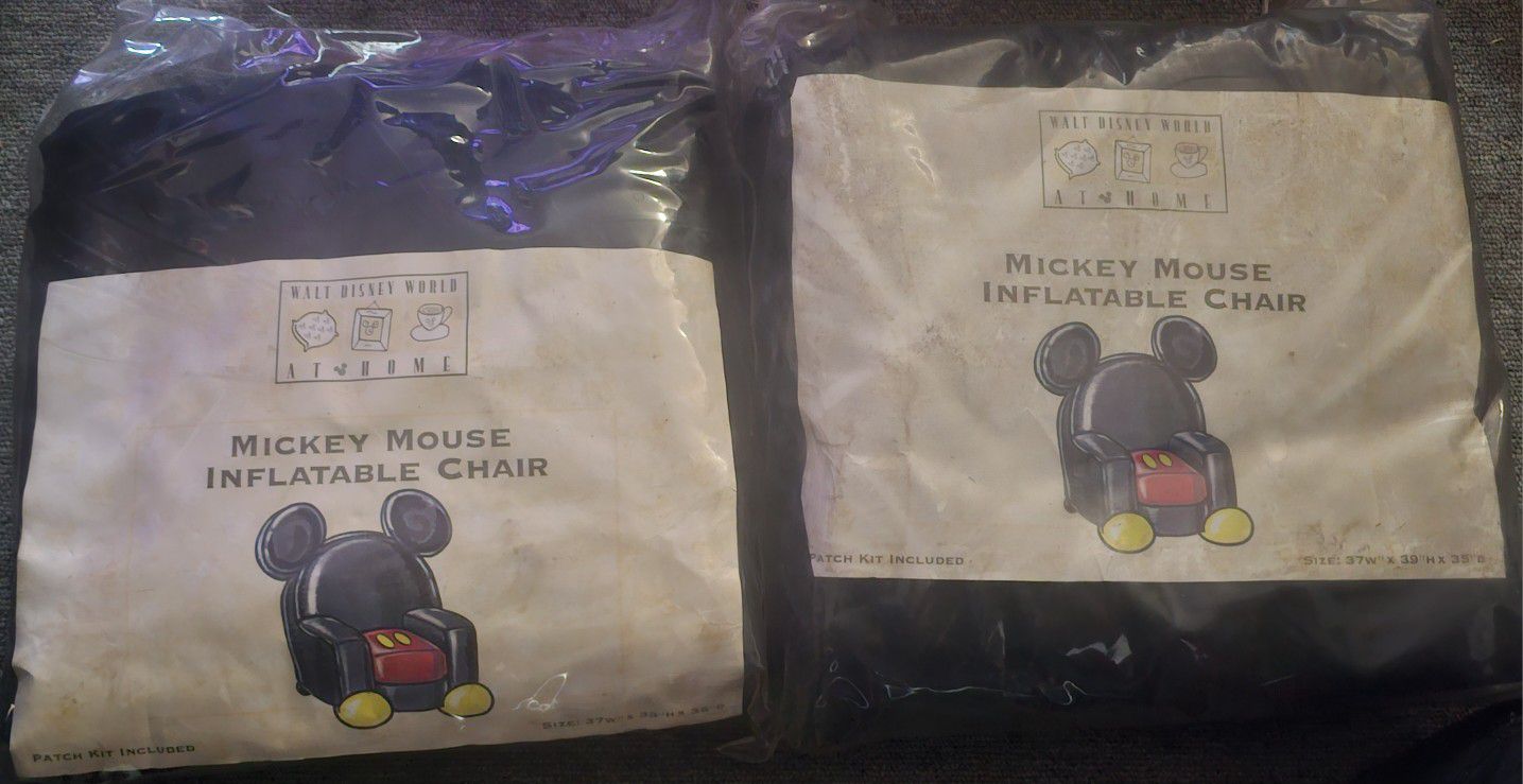 RARE Walt Disney World at home Mickey Mouse Inflatable Chair