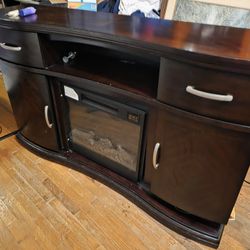 TV Stand With Heater