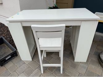 Desk and chair