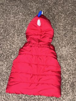 Red Dinosaur Vest (Toddler)