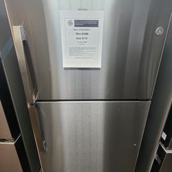 21.9 cu. ft. Top Freezer Refrigerator in Fingerprint Resistant Stainless Steel, Garage Ready