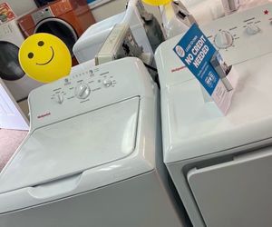 Large capacity washer and dryer