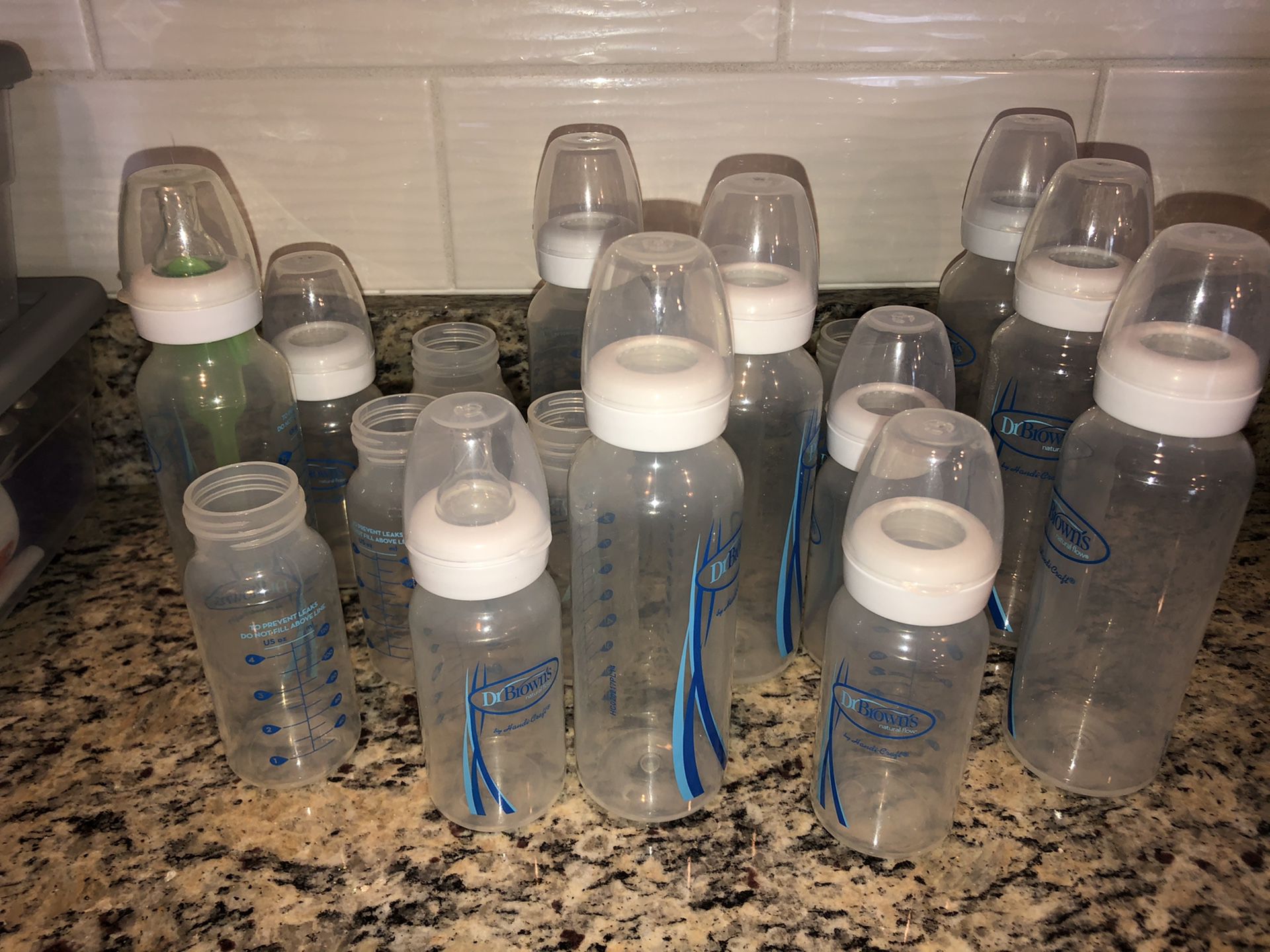 SO many baby bottles