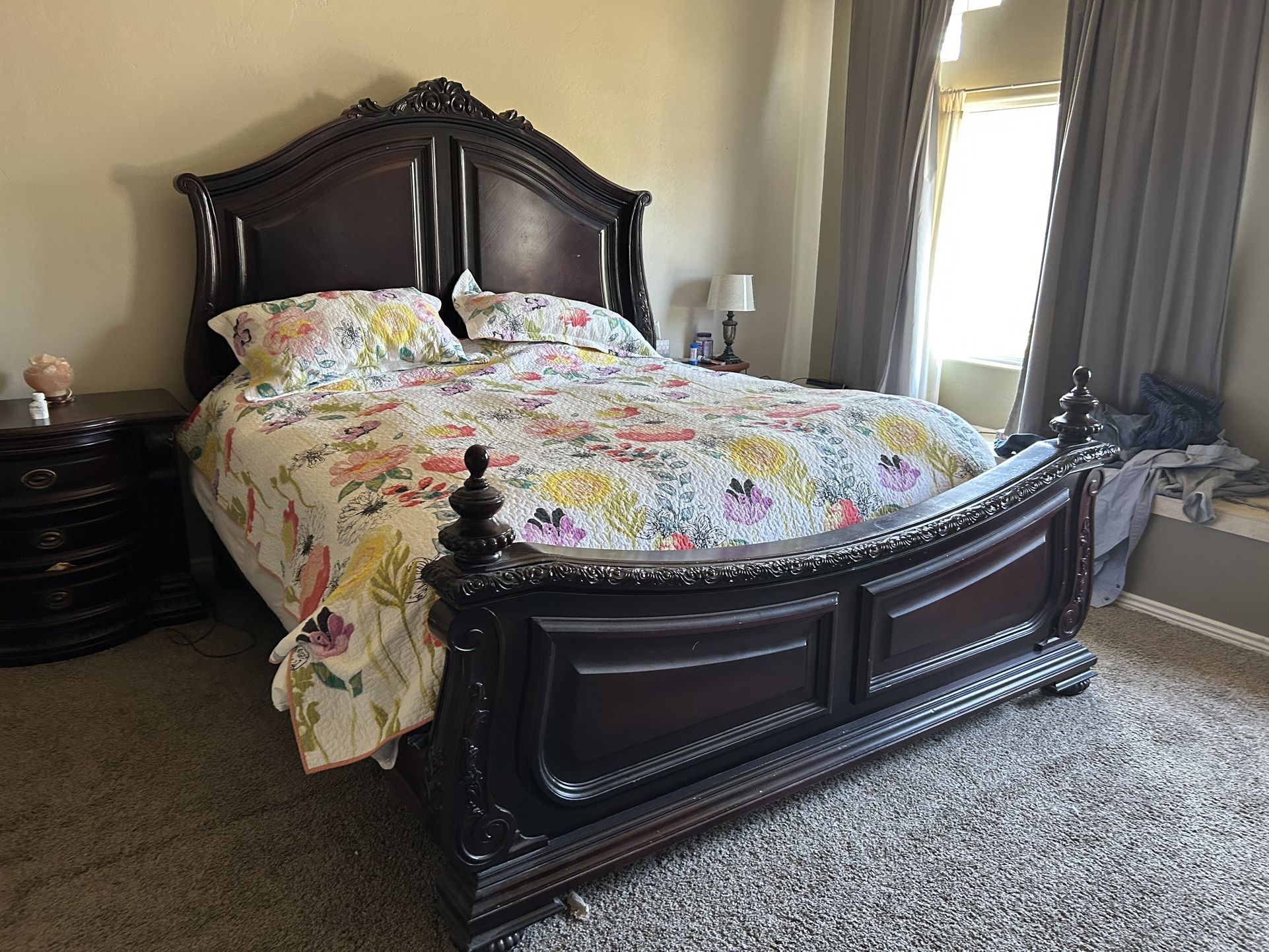 Bedroom Set Solid Wood