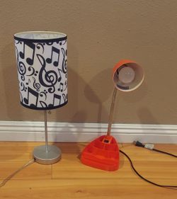 One Night Lamp and One Desk Lamp