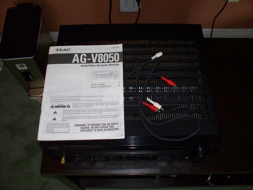 TEAC, AG-V8050 Audio/Video Surround Receiver