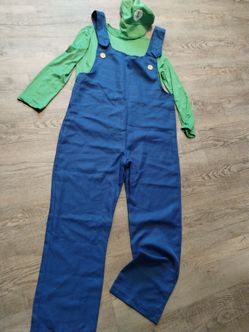 Luigi Halloween Outfit Adult Size Medium