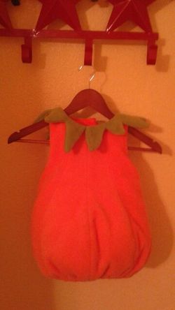 Toddler pumpkin costume