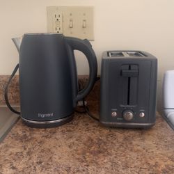Toaster and Electric Kettle 